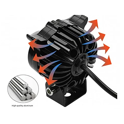 Proiector LED auto cu 2 FAZE putere 30W 6000K model bufnita Proiector LED auto cu 2 FAZE putere 30W 6000K model bufnita