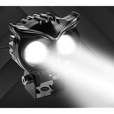 Proiector LED auto cu 2 FAZE putere 30W 6000K model bufnita Proiector LED auto cu 2 FAZE putere 30W 6000K model bufnita