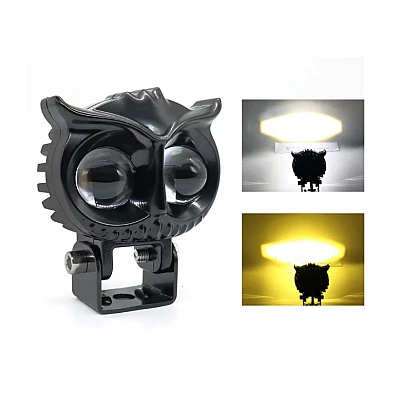 Proiector LED auto cu 2 FAZE putere 30W 6000K model bufnita Proiector LED auto cu 2 FAZE putere 30W 6000K model bufnita