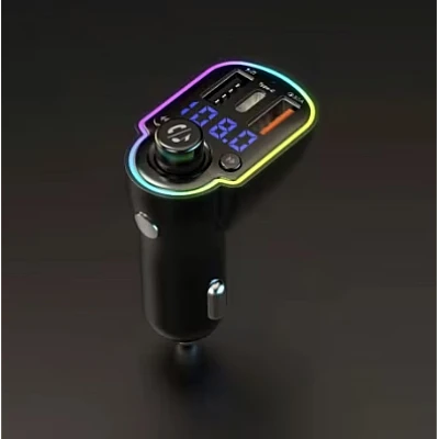 Modulator FM Bluetooth 5.0 Incarcare rapida MP3 Player Tip C PD 20W USB QC 3.0 ZTB-A8 Modulator FM Bluetooth 5.0 Incarcare rapida MP3 Player Tip C PD 20W USB QC 3.0 ZTB-A8