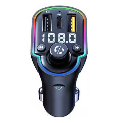 Modulator FM Bluetooth 5.0 Incarcare rapida MP3 Player Tip C PD 20W USB QC 3.0 ZTB-A8 Modulator FM Bluetooth 5.0 Incarcare rapida MP3 Player Tip C PD 20W USB QC 3.0 ZTB-A8
