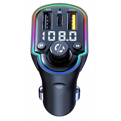 Modulator FM Bluetooth 5.0 Incarcare rapida MP3 Player Tip C PD 20W USB QC 3.0 ZTB-A8 Modulator FM Bluetooth 5.0 Incarcare rapida MP3 Player Tip C PD 20W USB QC 3.0 ZTB-A8