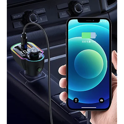 Modulator FM Bluetooth 5.0 Incarcare rapida MP3 Player Tip C PD 20W USB QC 3.0 ZTB-A8 Modulator FM Bluetooth 5.0 Incarcare rapida MP3 Player Tip C PD 20W USB QC 3.0 ZTB-A8