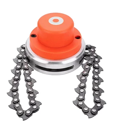 Cap tambur Portocaliu cu lant pentru motocoasa universal Cap tambur Portocaliu cu lant pentru motocoasa universal