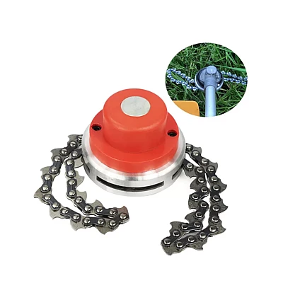 Cap tambur Portocaliu cu lant pentru motocoasa universal Cap tambur Portocaliu cu lant pentru motocoasa universal