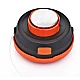 Mosor cu fir / tambur motocoasa cu buton din metal NEGRU/PORTOCALIU Mosor cu fir / tambur motocoasa cu buton din metal NEGRU/PORTOCALIU