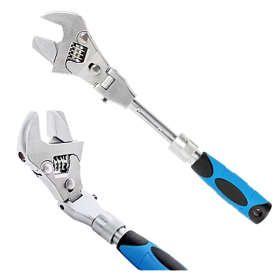 Cheie Universala Ajustabila Articulata si Telescopica cu cap rabatabil 180 grade cu clichet Cheie Universala Ajustabila Articulata si Telescopica cu cap rabatabil 180 grade cu clichet