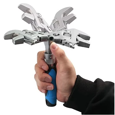 Cheie Universala Ajustabila Articulata si Telescopica cu cap rabatabil 180 grade cu clichet Cheie Universala Ajustabila Articulata si Telescopica cu cap rabatabil 180 grade cu clichet