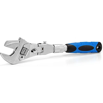 Cheie Universala Ajustabila Articulata si Telescopica cu cap rabatabil 180 grade cu clichet Cheie Universala Ajustabila Articulata si Telescopica cu cap rabatabil 180 grade cu clichet