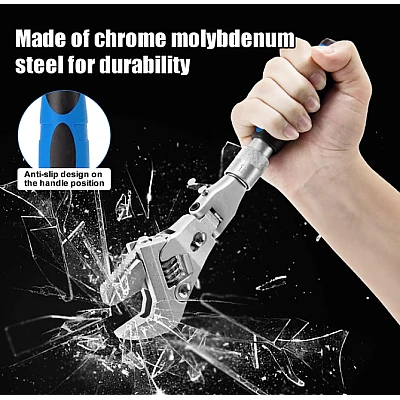 Cheie Universala Ajustabila Articulata si Telescopica cu cap rabatabil 180 grade cu clichet Cheie Universala Ajustabila Articulata si Telescopica cu cap rabatabil 180 grade cu clichet