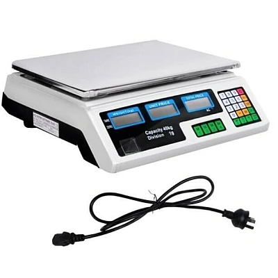 Cantar electronic alimentar capacitate 40Kg Alb Cantar electronic alimentar capacitate 40Kg Alb