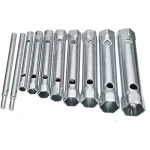 Set 10 Chei Tubulare Duble cu Tija 6-22 mm