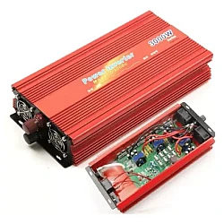 Invertor auto 12v-220v 3000w Portocaliu Invertor auto 12v-220v 3000w Portocaliu