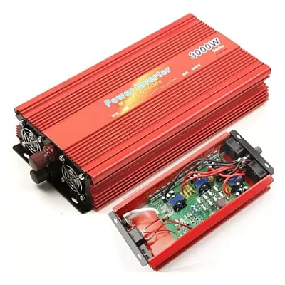 Invertor auto 12v-220v 3000w Portocaliu Invertor auto 12v-220v 3000w Portocaliu