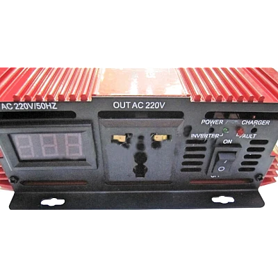 Invertor auto 12v-220v 3000w Portocaliu Invertor auto 12v-220v 3000w Portocaliu