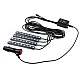 Set 4 benzi 9 LED cu lumina ambientale pentru auto si telecomanda RGB Set 4 benzi 9 LED cu lumina ambientale pentru auto si telecomanda RGB