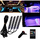 Set 4 benzi 9 LED cu lumina ambientale pentru auto si telecomanda RGB Set 4 benzi 9 LED cu lumina ambientale pentru auto si telecomanda RGB