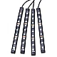 Set 4 benzi 12 LED cu lumina ambientale pentru auto si telecomanda RGB Set 4 benzi 12 LED cu lumina ambientale pentru auto si telecomanda RGB