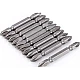 Set 10 Biti de impact cu 2 capete 65mm prindere 1/4 hexagonal 65mm Xph2 Set 10 Biti de impact cu 2 capete 65mm prindere 1/4 hexagonal 65mm Xph2