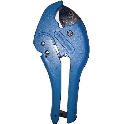 Cleste pentru taiat tevi plastic Ppr 42mm Albastru Cleste pentru taiat tevi plastic Ppr 42mm Albastru