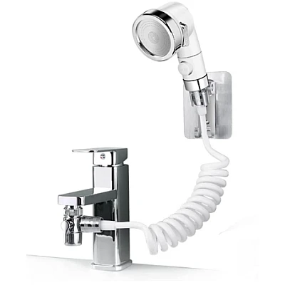 Extensor pentru robinet de baie cu furtun flexibil