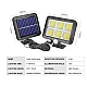 Lampa solara de perete Sl F120 6 x COB LED putere 25W 5000K cu panou solar senzor miscare Neagra Lampa solara de perete Sl F120 6 x COB LED putere 25W 5000K cu panou solar senzor miscare Neagra
