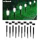 UB Set 10 lampi solare pentru gradina cu Led Negre SO