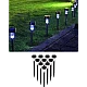 UB Set 10 lampi solare pentru gradina cu Led Negre SO