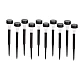 UB Set 10 lampi solare pentru gradina cu Led Negre SO
