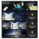 Lampa solara 30w tripla de perete cu senzor de lumina si miscare cu telecomanda IP65 Lampa solara 30w tripla de perete cu senzor de lumina si miscare cu telecomanda IP65