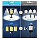 Lampa solara 30w tripla de perete cu senzor de lumina si miscare cu telecomanda IP65 Lampa solara 30w tripla de perete cu senzor de lumina si miscare cu telecomanda IP65