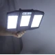 Lampa solara 30w  tripla de perete cu senzor de lumina si miscare cu telecomanda IP65 Lampa solara 30w  tripla de perete cu senzor de lumina si miscare cu telecomanda IP65