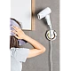 Suport pentru uscator de par cu unghi reglabil cu rotatie de 360 de grade Alb Suport pentru uscator de par cu unghi reglabil cu rotatie de 360 de grade Alb