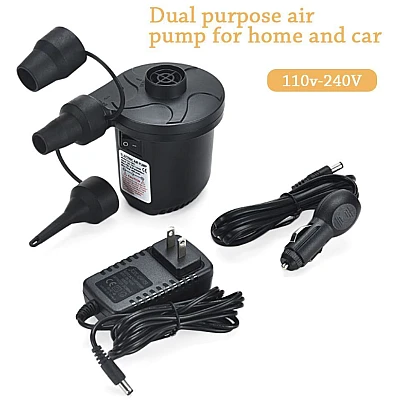 Pompa de aer electrica 12V pentru saltele Pompa de aer electrica 12V pentru saltele