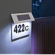 Numar de Casa cu LED si Panou Solar cifre de la 0 la 9 litere de la A la H 11446B