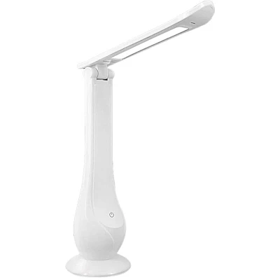 Lampa de birou LED cu acumulator si control tactil brat mobil 180 trei trepte de lumina cu diferite puteri Lampa de birou LED cu acumulator si control tactil brat mobil 180 trei trepte de lumina cu diferite puteri