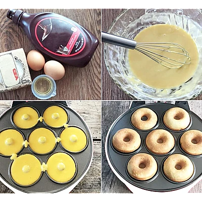 Aparat pentru 7 gogosi Sonifer Donut Maker SF 6076 Aparat pentru 7 gogosi Sonifer Donut Maker SF 6076