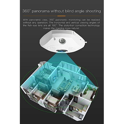 Camera supraveghere VR CAM 360 grade panoramica Camera supraveghere VR CAM 360 grade panoramica