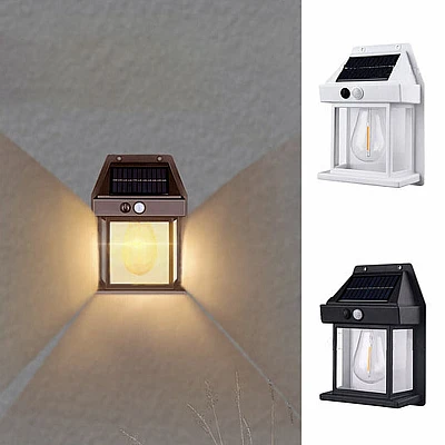 Lampa solara de perete LED cu senzor de miscare fara fir 3W Coba Lampa solara de perete LED cu senzor de miscare fara fir 3W Coba