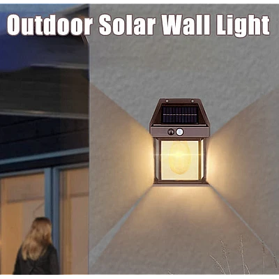 Lampa solara de perete LED cu senzor de miscare fara fir 3W Coba Lampa solara de perete LED cu senzor de miscare fara fir 3W Coba