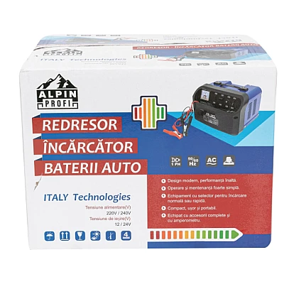 Redresor Auto 12 24V 40 400 Ah Alpin Profi Italy Technologles CB-50T Redresor Auto 12 24V 40 400 Ah Alpin Profi Italy Technologles CB-50T