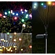 Set 2 Lampi LED decorative de gradina cu 6 bulbi incarcare solara si senzor de miscare cu lumina multicolora Set 2 Lampi LED decorative de gradina cu 6 bulbi incarcare solara si senzor de miscare cu lumina multicolora