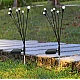 Set 2 Lampi LED decorative de gradina cu 6 bulbi incarcare solara si senzor de miscare cu lumina multicolora Set 2 Lampi LED decorative de gradina cu 6 bulbi incarcare solara si senzor de miscare cu lumina multicolora