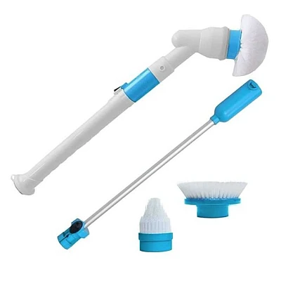 Perie Electrica Rotativa Tip Mop Pentru Curatat Hurricane Spin Scrubber Cu Trei Capete Perie Electrica Rotativa Tip Mop Pentru Curatat Hurricane Spin Scrubber Cu Trei Capete