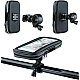 Suport husa telefon mobil LX 01 pentru bicicleta si motocicleta rezistent apa si socuri touchscreen rotativ negru Suport husa telefon mobil LX 01 pentru bicicleta si motocicleta rezistent apa si socuri touchscreen rotativ negru