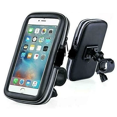 Suport husa telefon mobil LX 01 pentru bicicleta si motocicleta rezistent apa si socuri touchscreen rotativ negru Suport husa telefon mobil LX 01 pentru bicicleta si motocicleta rezistent apa si socuri touchscreen rotativ negru