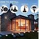 Set 4 Lampi Solare metalice Argintii Disk Lights pentru gradina Set 4 Lampi Solare metalice Argintii Disk Lights pentru gradina