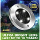 Set 4 Lampi Solare metalice Argintii Disk Lights pentru gradina Set 4 Lampi Solare metalice Argintii Disk Lights pentru gradina