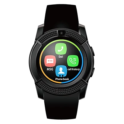 Smartwatch V8 HandsFree Bluetooth 3.0 Micro SIM Android Camera 1.3MP Negru Smartwatch V8 HandsFree Bluetooth 3.0 Micro SIM Android Camera 1.3MP Negru