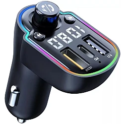 Modulator FM Bluetooth 5.0 Incarcare rapida MP3 Player Tip C PD 20W USB QC 3.0 ZTB A8